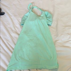 Lululemon Mint tank w sports bra size 6